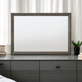 Escher Gray Oak Finish Mirror